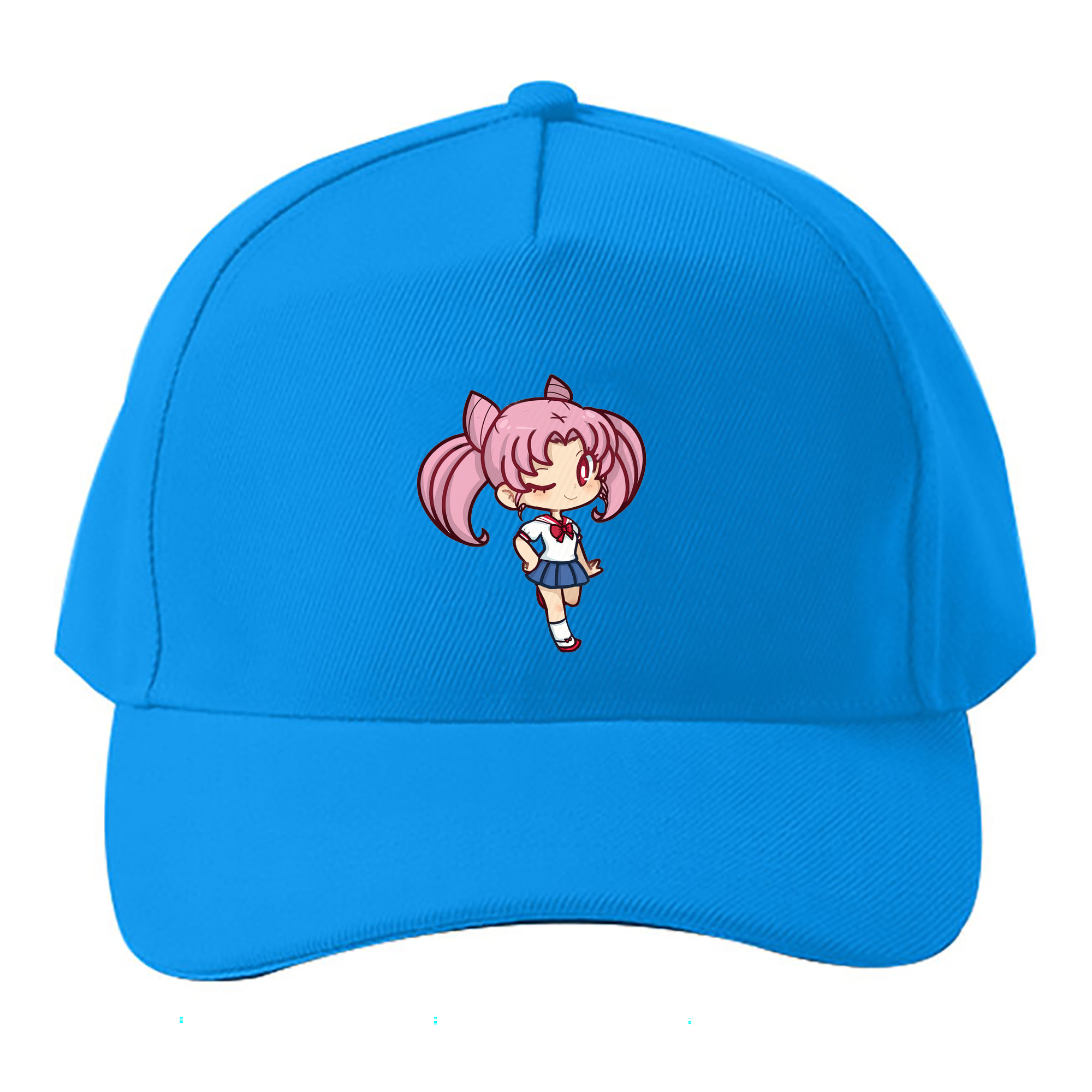 （画像用） 美少女戦士セーラームーン ちびうさ Sailor Moon Chibiusa Tsukino Usagi Small Lady Serenity ベースボールキャップ 綿100％ 男女兼用 帽子 スポーツ